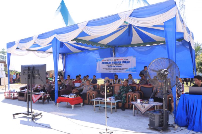 Kapolres Rohil Bersama Forkopimda Ikuti Zoom Meeting Kick Off Launching Gerakan Pangan Murah Nasional